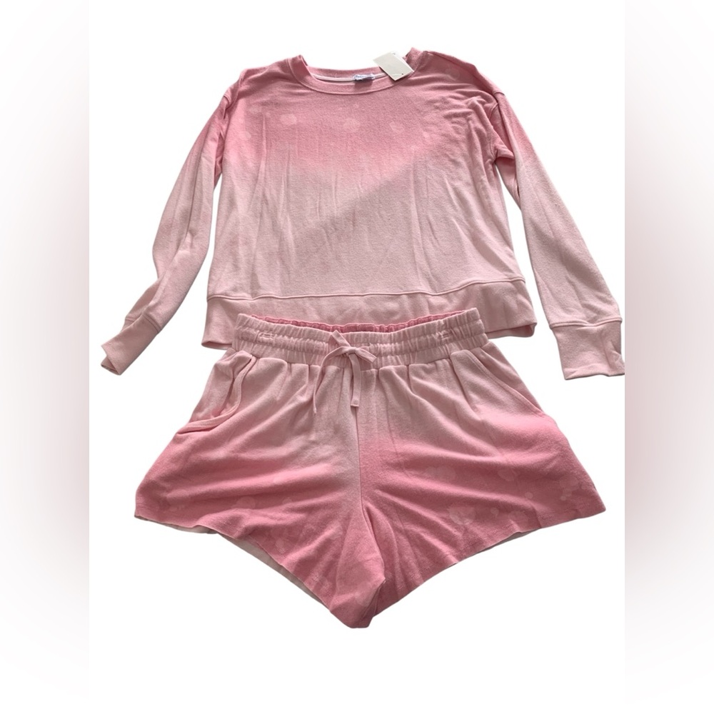 Splendid Pink Women's shorts Lounge Set, new with tags, size XS - Picture 2 of 4